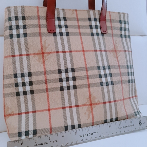 Burberry haymarket tote bag - Picture 4 of 11